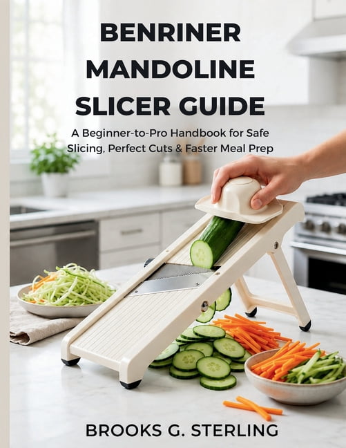Benriner Mandoline Slicer Guide: A Beginner-to-Pro Handbook for Safe Slicing, Perfect Cuts & Faster Meal Prep, (Paperback)