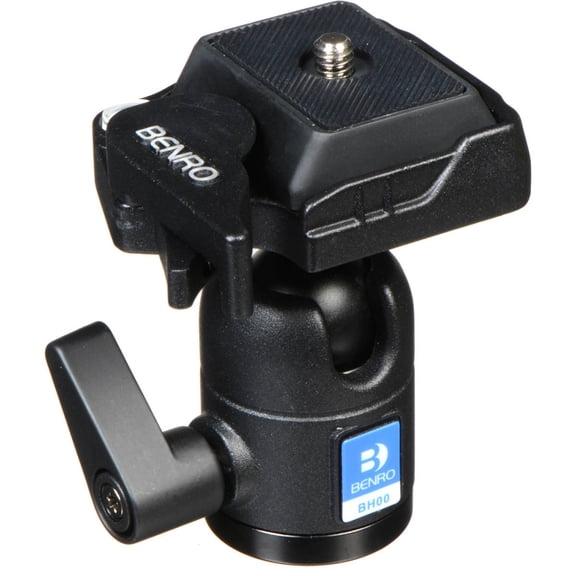 Benro BH00 Single Action Quick Release Ballhead, 5.5lbs Maximum Load