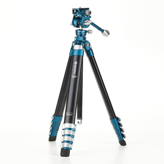 Benro CyanBird 5-Section Aluminum Tripod with FS20PRO 3-Way 2 in 1 Pan/Tilt Head