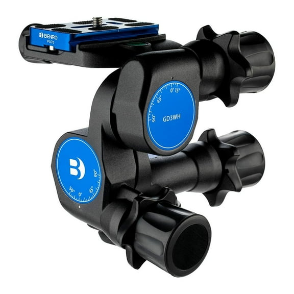 Benro GD3WH 3-Way Geared Head with Additional ArcaSmart70 Plate GD3WHACS70