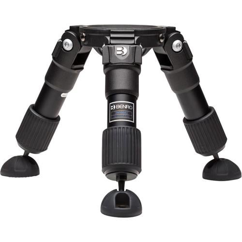 Benro HH100AV Video Hi-Hat Tripod with 100mm Bowl, 220lbs Load Capacity, 11" Max Height, 2-Section Aluminum Legs
