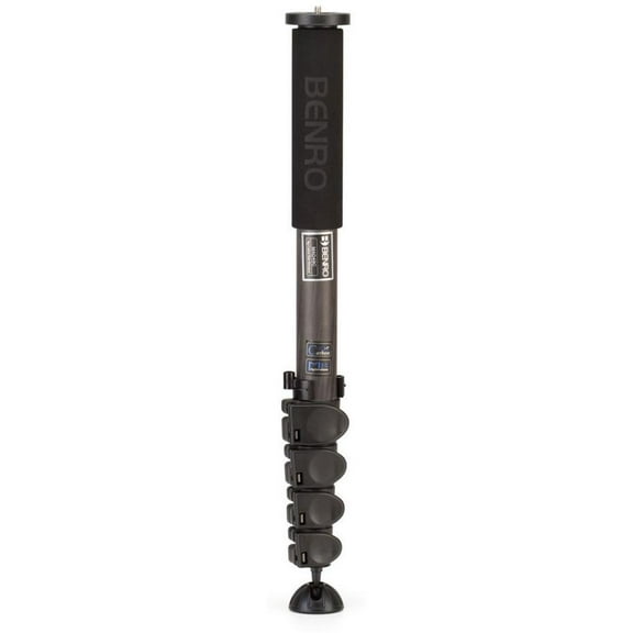 Benro MAD49C Adventure 8X Carbon Fiber Series 4 Monopod, 5 Section, Flip Lock