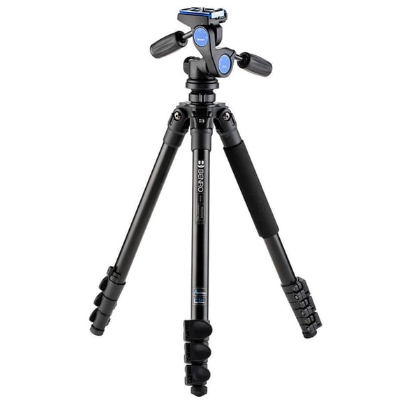 Benro Adventure 4-Section Aluminum Tripod with HD2A 3-Way Pan/Tilt Head
