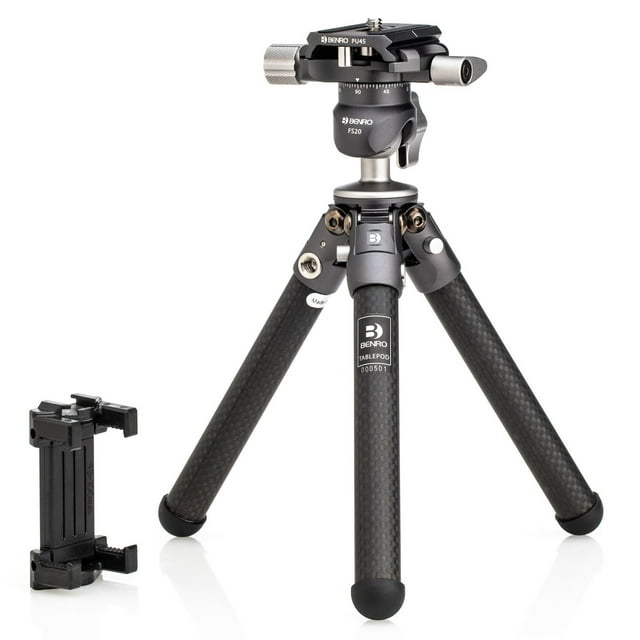 Benro Tablepod Kit with Arca-Swiss Style Camera Plate and Smartphone Adapter (TABLEPODKIT)