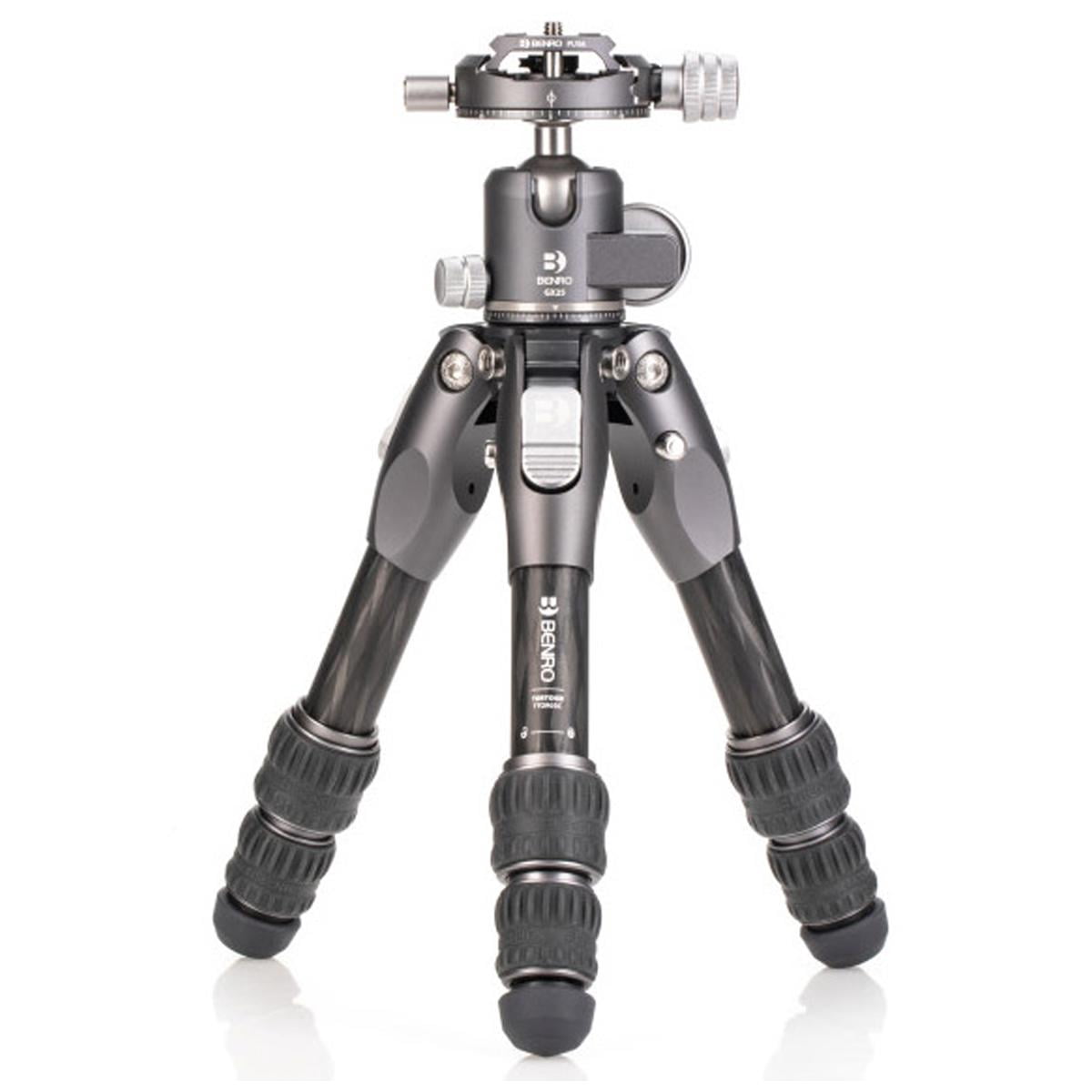 Benro Tortoise Columnless Zero Series 3-Section Carbon Fiber Tripod with GX25 Ball Head