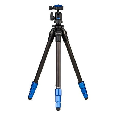 Benro - Slim 58" Carbon Fiber Tripod - Blue/Black