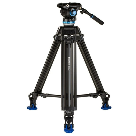Benro Benro A673TM Dual Stage Aluminium Video Tripod S8PRO Head - 75mm Bowl, 3-Leg Sections, Twist Lever-Lock