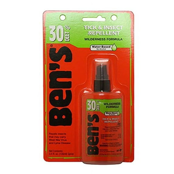 Bens 30 Deet Tick And Insect Repellent Pump Spray, 3.4 Oz, 3 Pack