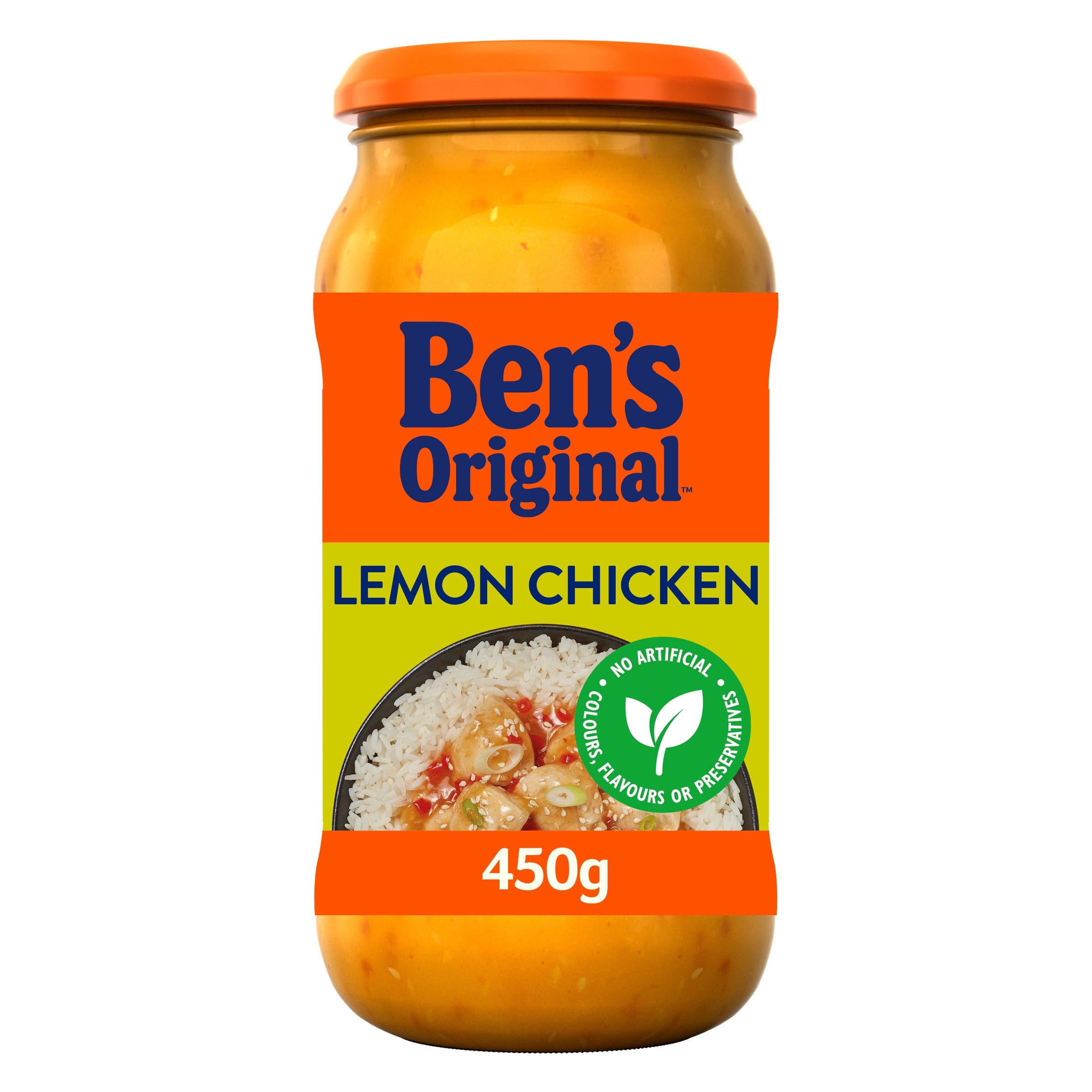 Bens Original Lemon Chicken Chinese Style Sauce 450g, Imported from Britain