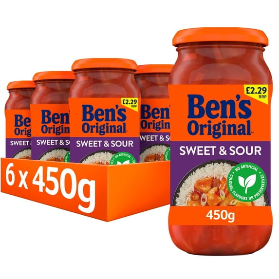 Bens Original Sweet and Sour Sauce 450g (pack of 6)