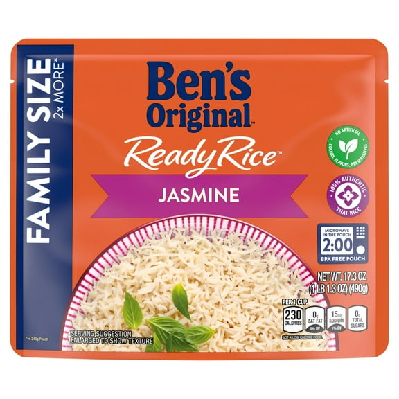 Bens Ready Rice Jasmine Family Size