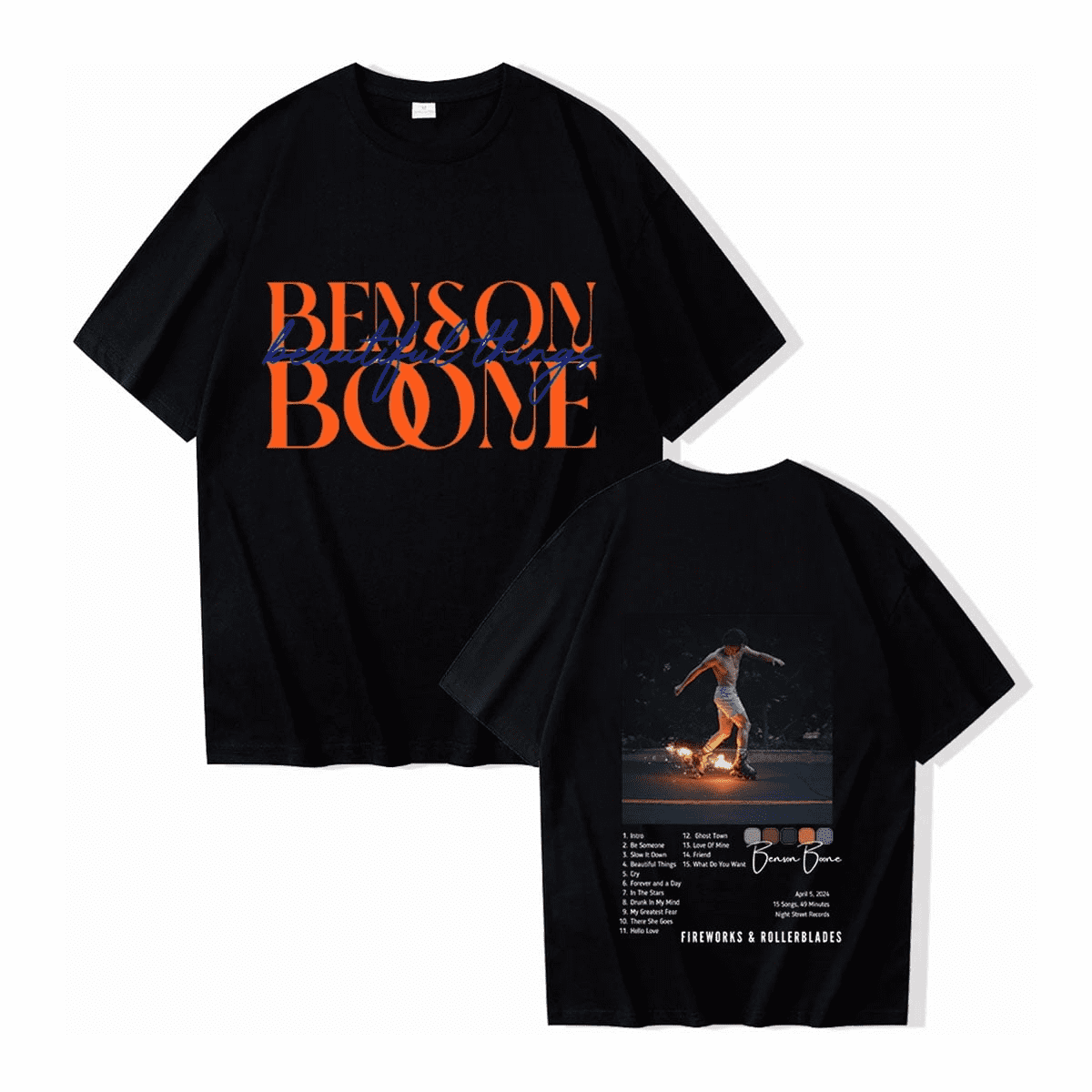 Benson Boone 2024 New Album T-Shirts Gift for Fans - Walmart.com