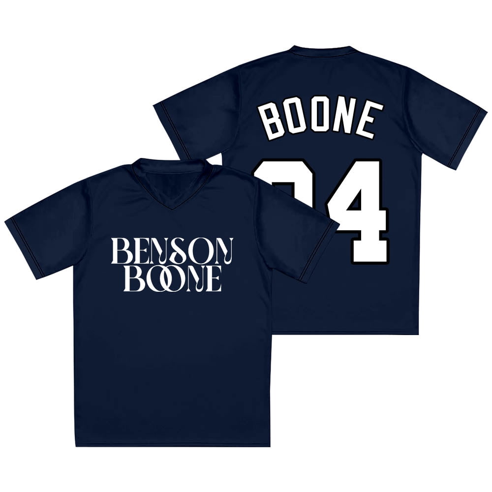 Benson Boone 24 V-neck Jersey American Heart Tour Merch