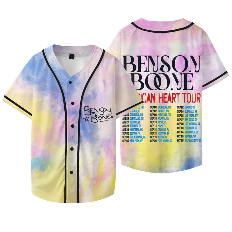 Benson Boone American Heart Tour Merch Baseball Jacket Tee