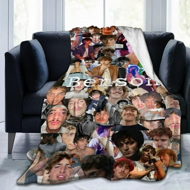 Benson Boone Blanket Throw Blankets Ultra Soft Flannel Lightweight Throws for Couch, Bed,All Seasons Use 40"x30"