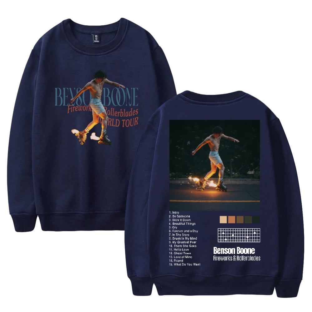 Benson Boone Fireworks & Rollerblades Album 2024 Long Sleeve Streetwear