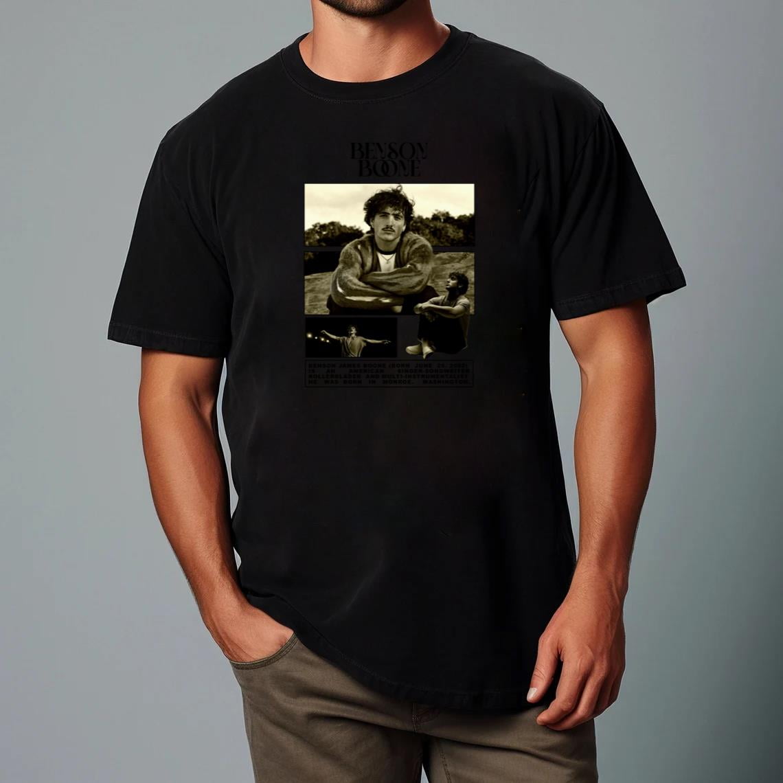 Benson Boone Fireworks Rollerblades World Tour Fan Merch Unisex T Benson Boone Fireworks Rollerblades World Tour Fan Merch Unisex T