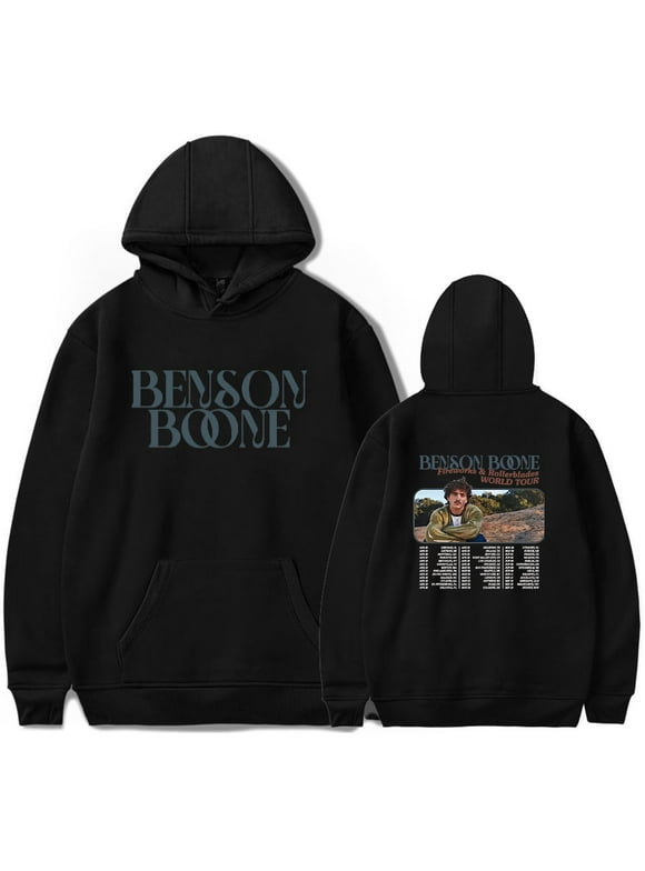 Benson Boone Fireworks and Rollerblades World Tour Hoodie Unisex Pullover Sweatshirt