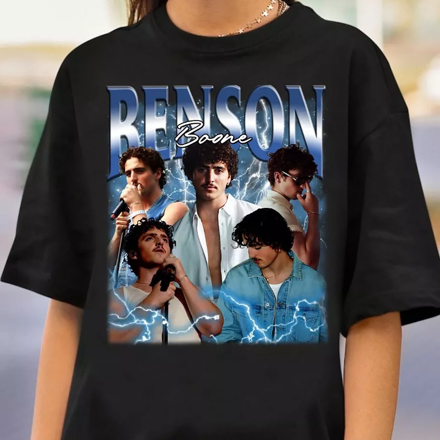 Benson Boone Graphic TShirts, Retro Benson Boone Shirt