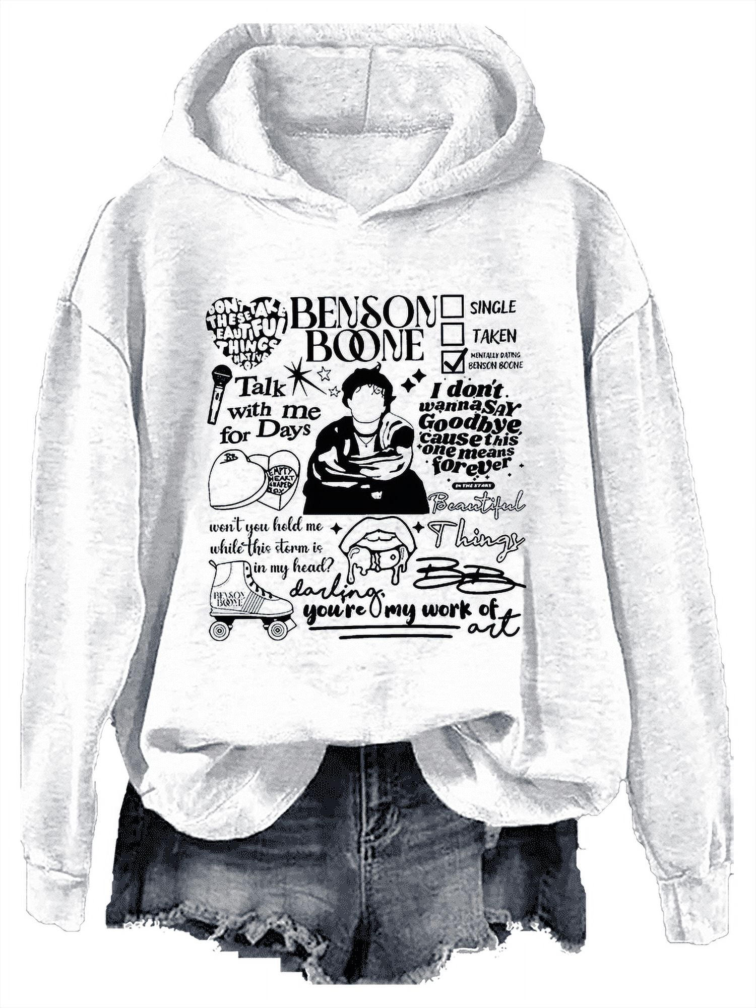 Benson Boone Hoodie, Boone 2025 Concert Hoodie, Boone Fan Hoodie
