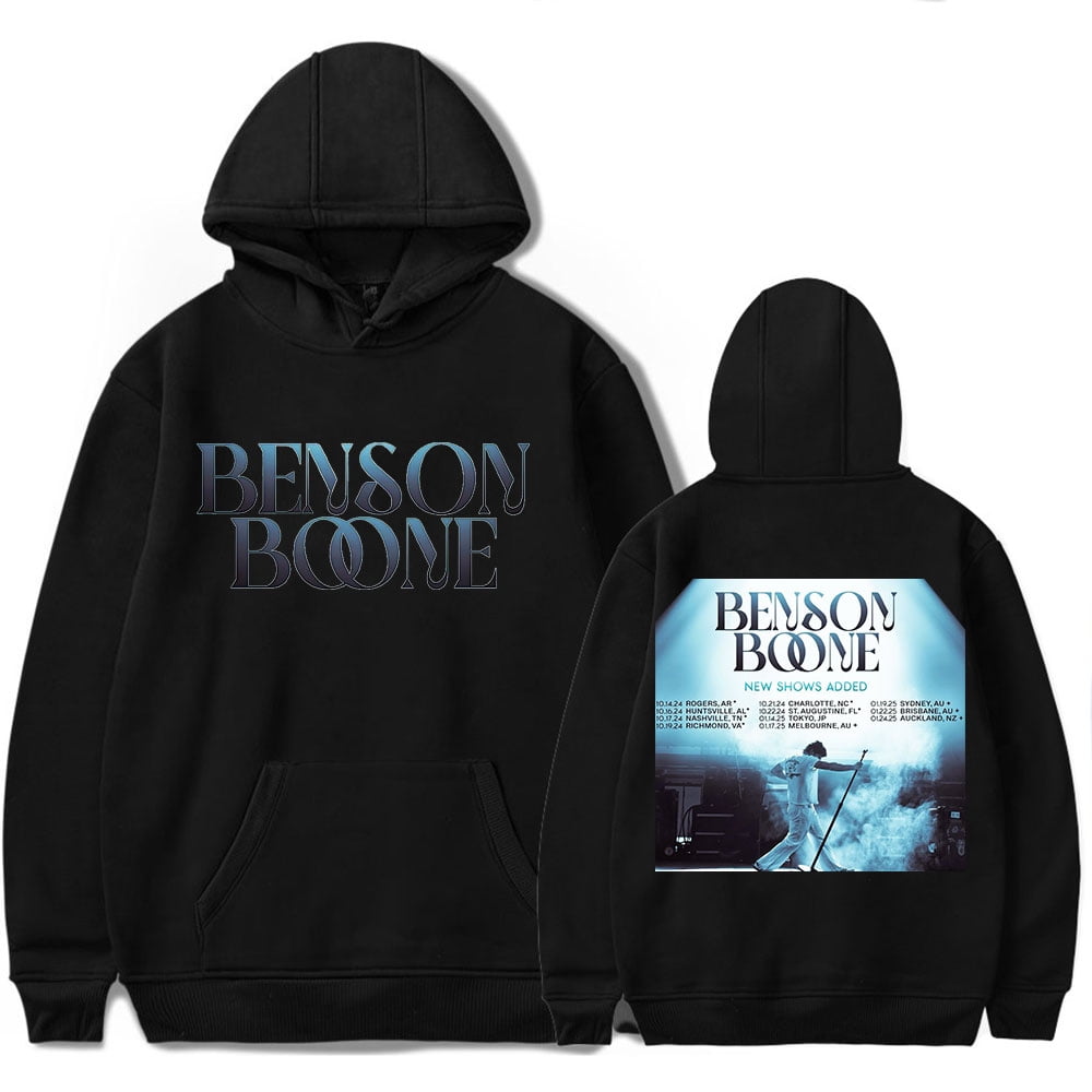 Benson Boone Merch 2025 Tour Hoodie Unisex Fashion Casual Long Sleeve