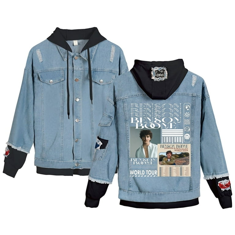 bomnpoint アウター Benson Boone Merch Denim Jacket Fireworks and Rollerblades