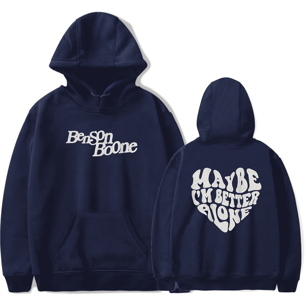 Sweat à Capuche Homme Hip Hop Boone Oversize Graphique Manches Longues Poche Kangourou Coton Confortable Streetwear