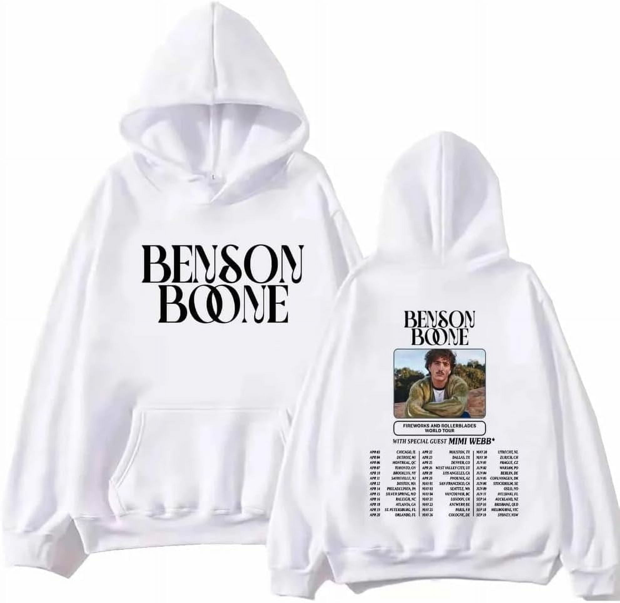 Benson Boone Merch Hoodie World Tour Fashion Pullover Sweatshirt