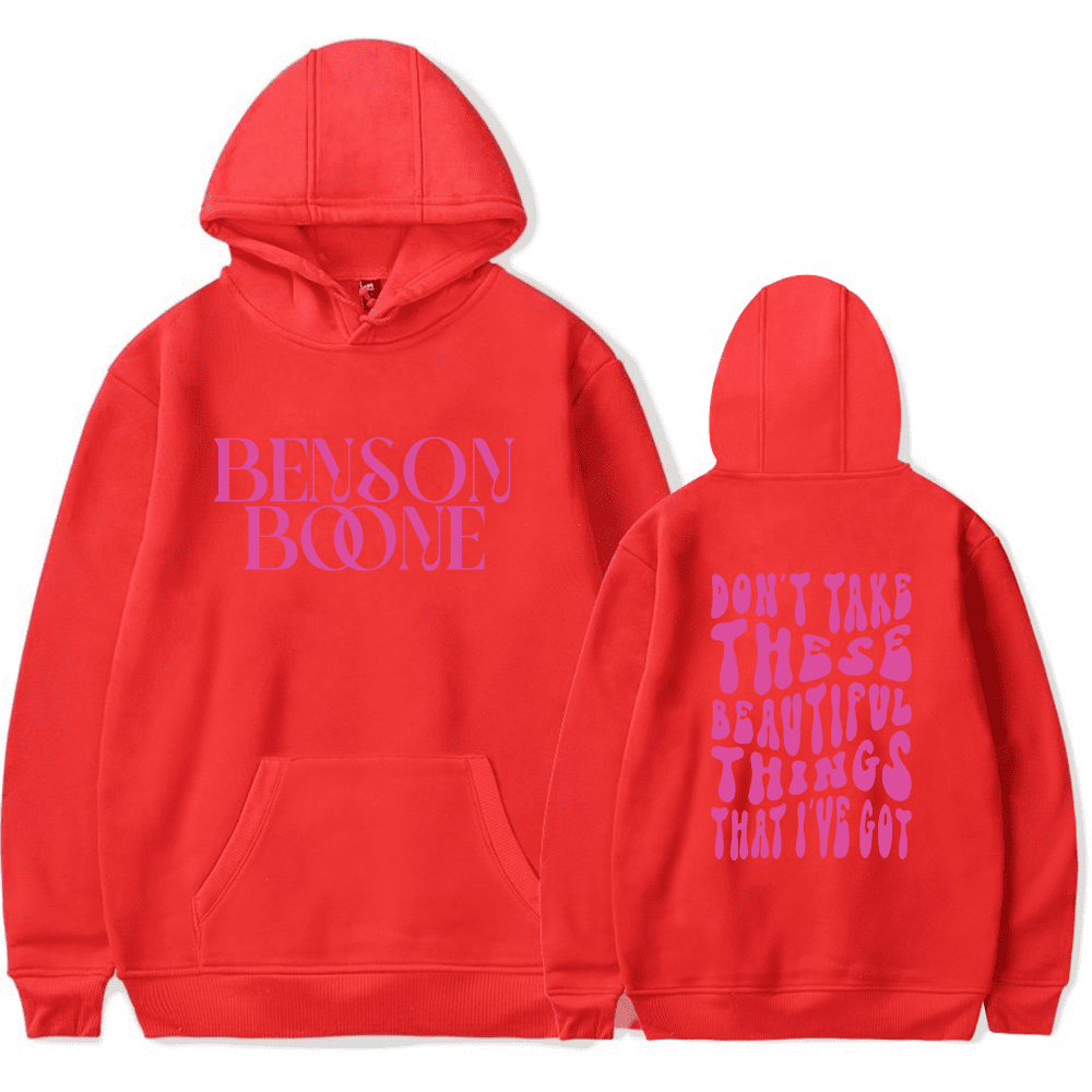 Benson Boone Merch Hoodies Beautiful Thing Lyrics Hoodie Fashion Country Men Women Pullover Sweatshirt Long Sleeve Walmart