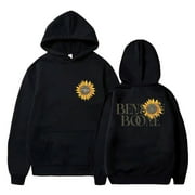 XXINPEI Benson Boone Sunflower Hoodies Fireworks and Rollerblades Tour Merch Unisex Fashion Casual Sweatshirts