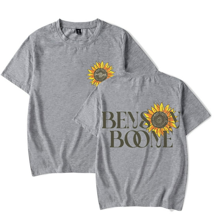 Benson Boone Sunflowers T-shirt Women Men Vintage Tee