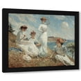 thumbnail image 1 of Frank Weston Benson 17x15 Black Modern Wood Framed Wall Art Titled - Summer, 1 of 6