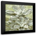 thumbnail image 1 of Benson, Lindsay 15x15 Black Modern Framed Museum Art Print Titled - Succulent Verde IV, 1 of 5