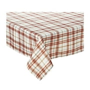 Benson Mills Barn Plaid Tablecloth Multi-Color Fabric 60 x 84 Rectangle