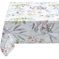 thumbnail image 1 of Benson Mills Spillproof Spring/Summer Durable Heavyweight Fabric Indoor Outdoor Tablecloth, Washable Table Cloth for Rectangle Tables, Picnic/Patio Table Covers (60" x 104" Rectangular, Jillian), 1 of 6