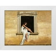 thumbnail image 1 of Benson, Pierre 14x12 White Modern Wood Framed Museum Art Print Titled - Italian Afternoon, 1 of 4