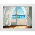 thumbnail image 1 of Benson, Pierre 18x15 White Modern Wood Framed Museum Art Print Titled - Window by the Sea, 1 of 4