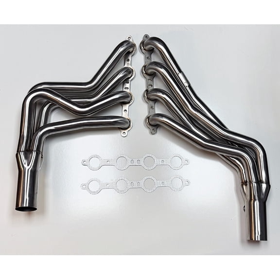 Benson T304 LS Engine Conversion Swap  Long Tube Headers for Chevy Monte Carlo