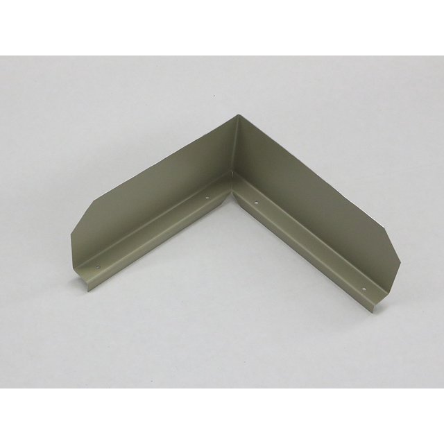 Bent (Inside Corner) Gutter Valley Splash Guards 12 ct BRONZE