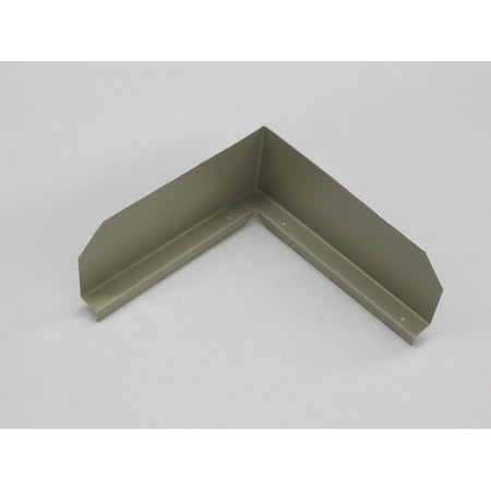 Bent (Inside Corner) Gutter Valley Splash Guards - 3 ct Clay
