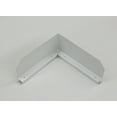 thumbnail image 1 of Bent (Inside Corner) Gutter Valley Splash Guards - 3 ct High Gloss White, 1 of 4