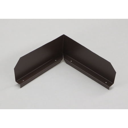 Bent (Inside Corner) Gutter Valley Splash Guards - 3 ct Royal Brown