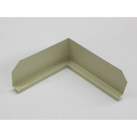 Bent (Inside Corner) Gutter Valley Splash Guards - 3 ct Wicker