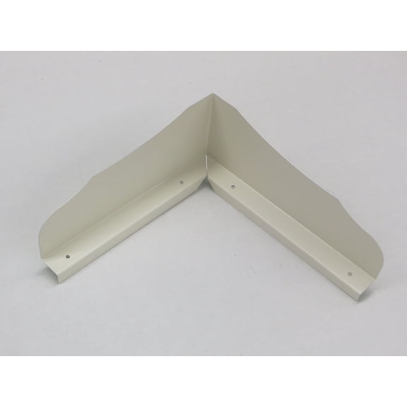 Bent (Inside Corner) Ornamental Gutter Valley Splash Guards - 3 ct LINEN
