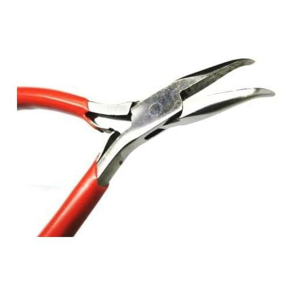 Bent Nose Pliers 45º Bent Jaws Plier Jewelry Making Hobby Craft Wire