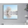 thumbnail image 1 of Bent Reflection Winter Canvas Art, 24 x 24 in., 1 of 1