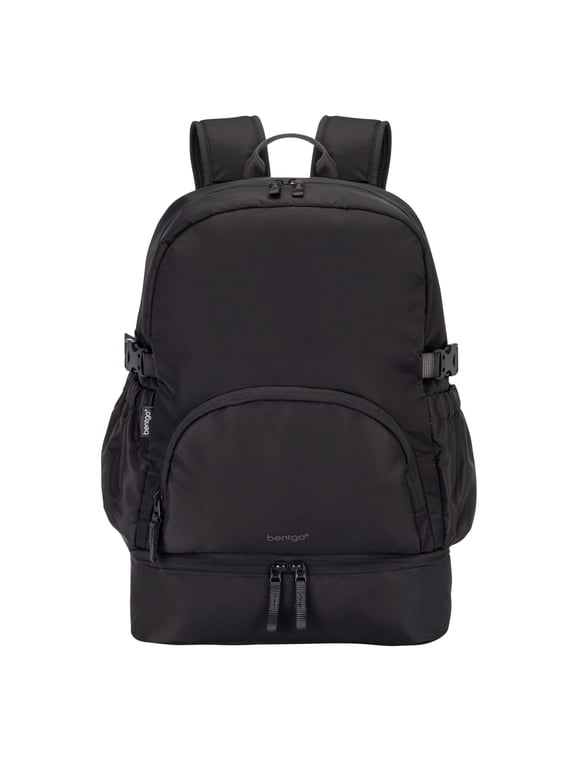 2-in-1 Backpack with Insulated Meal Compartment - Obsidian Charcoal