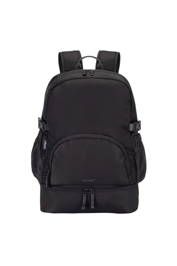 2-in-1 Backpack with Insulated Meal Compartment - Obsidian Charcoal