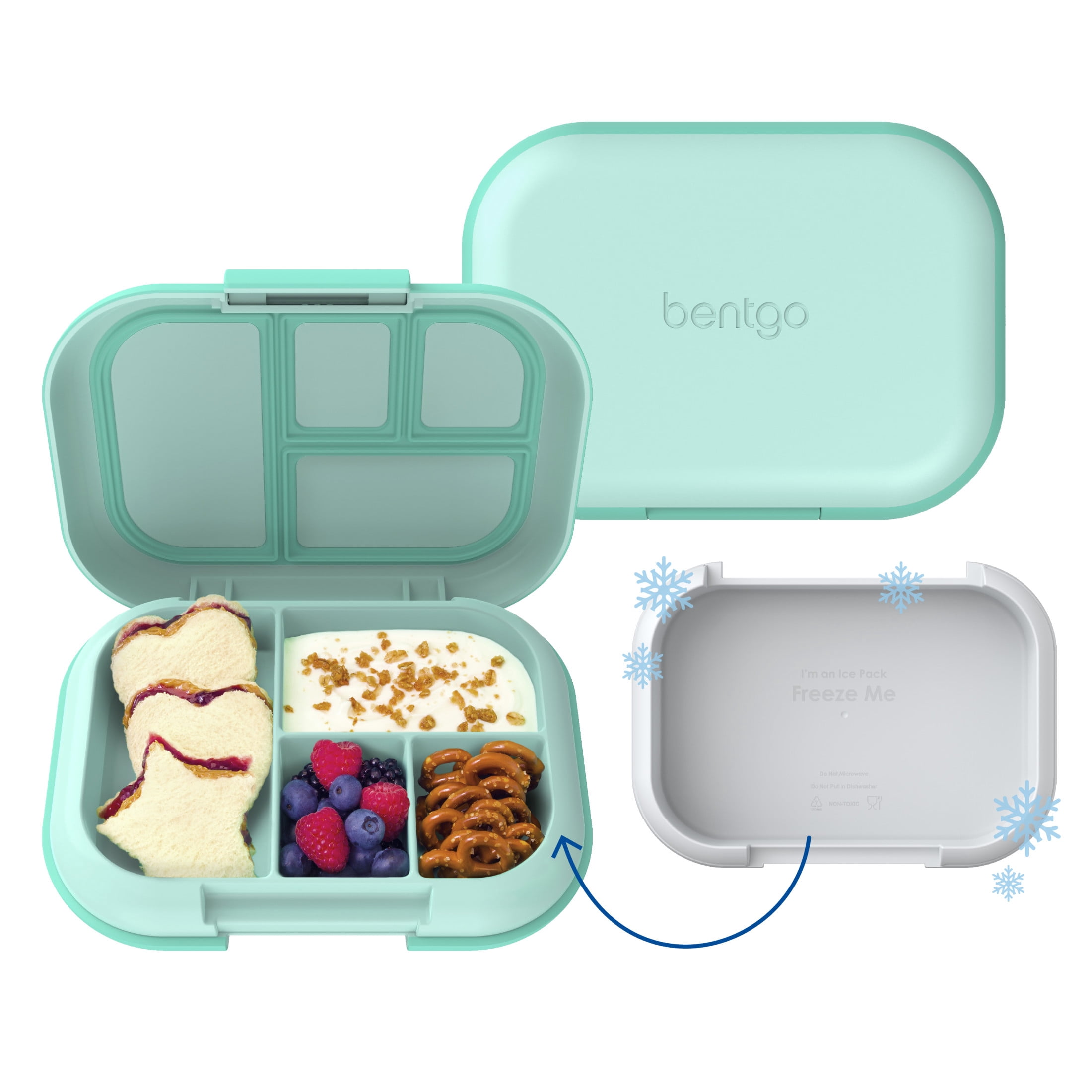 Bentgo Chill Leak-Proof Bento-Style Kids Lunch Box with Removable Ice ...