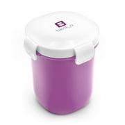 Bentgo Cup 12 Oz. Eco-friendly Leakproof Cup Great for Soups, Juices, Water and More (Purple)